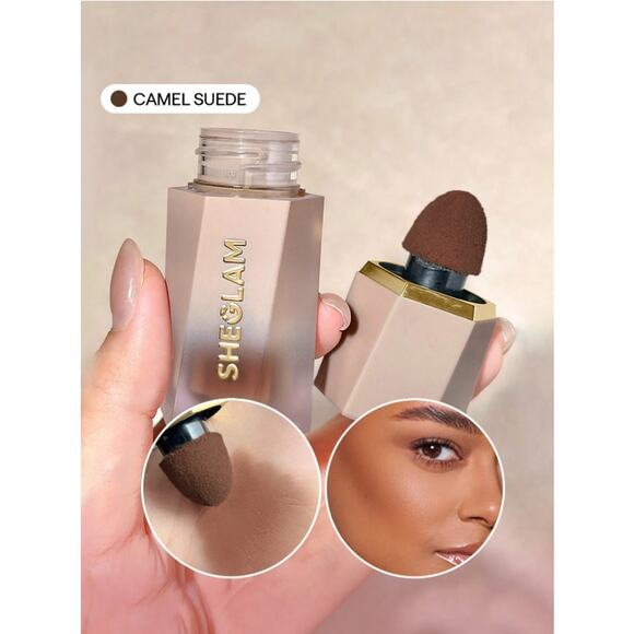 SHEGLAM Liquid Contour – Camel Suede | Matte Cream Contour Stick | Deep Neutral - Picture 1 of 11